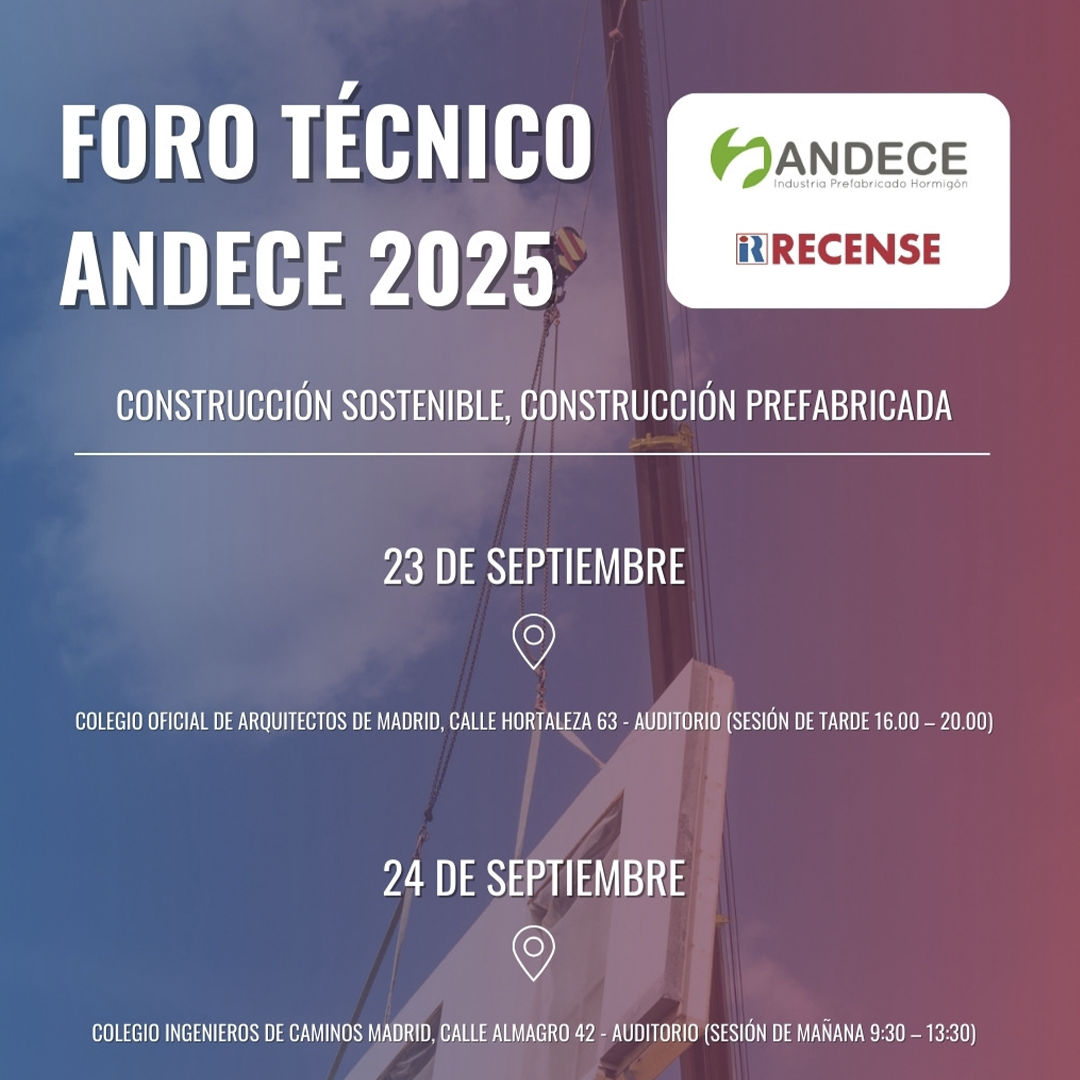 Industrial Recense estará presente en el Foro Técnico Andece 2025